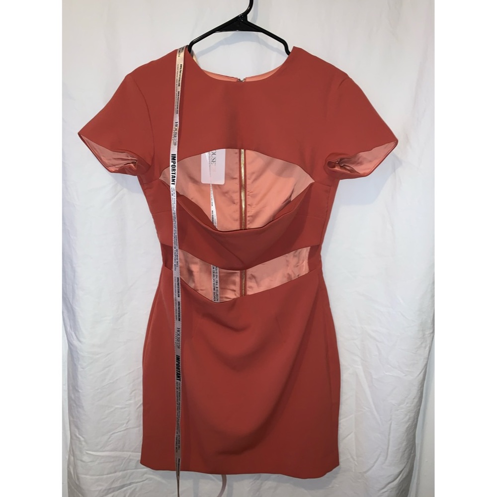 Short sleeve cutout mini dress